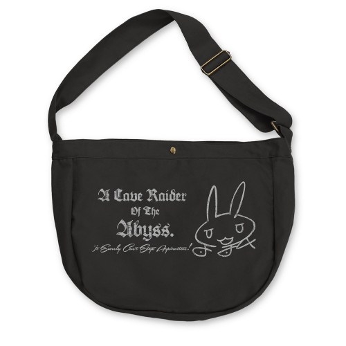メイドインアビス 烈日の黄金郷 ナナチのサイン ニュースペーパーバッグ/BLACK - 公式商品画像 | AniSmile