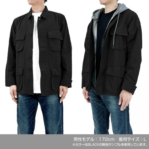 メイドインアビス 烈日の黄金郷 アビス地図 ファティーグジャケット Ver.2.0/BLACK-XL 画像 5 | AniSmile
