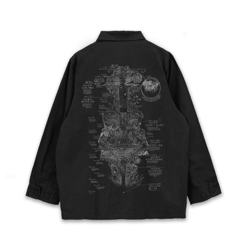 メイドインアビス 烈日の黄金郷 アビス地図 ファティーグジャケット Ver.2.0/BLACK-L 画像 2 | AniSmile