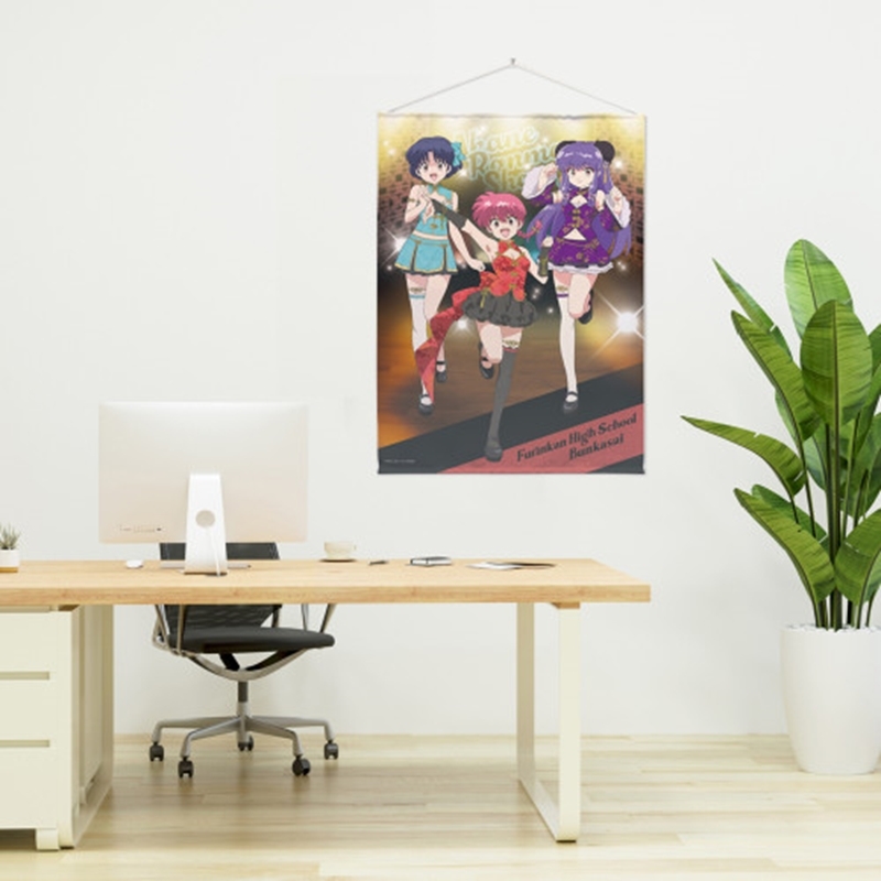らんま1/2 描き下ろし らんま・シャンプー・あかね 100cmタペストリー チャイナ×アイドルVer. 画像 3 | AniSmile