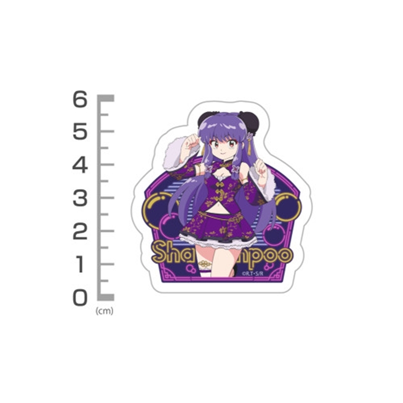 らんま1/2 描き下ろし シャンプー ミニステッカーセット チャイナ×アイドルVer. 画像 2 | AniSmile