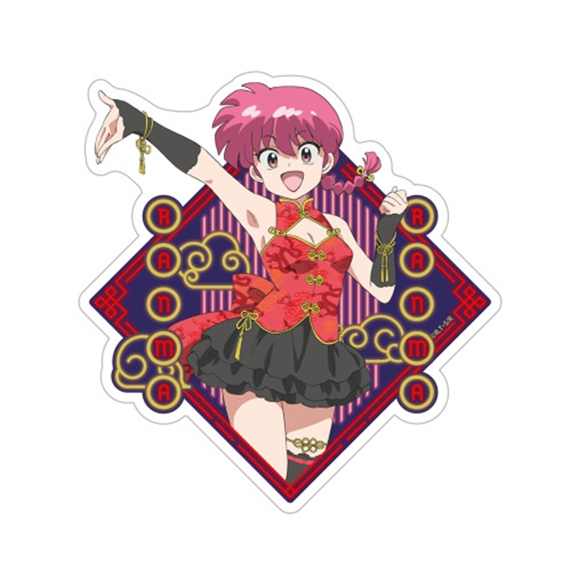 らんま1/2 描き下ろし らんま 屋外対応ステッカー チャイナ×アイドルVer. 画像 2 | AniSmile