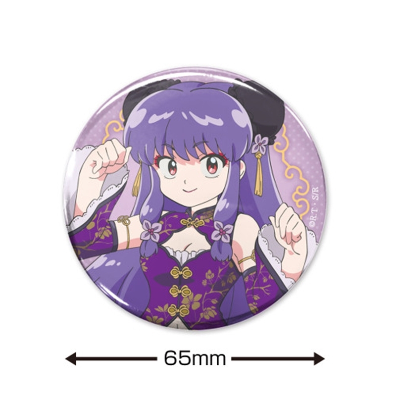らんま1/2 描き下ろし シャンプー 65mm缶バッジ チャイナ×アイドルVer. 画像 2 | AniSmile