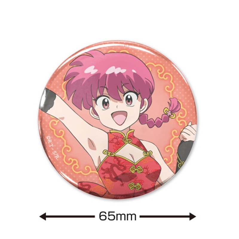らんま1/2 描き下ろし らんま 65mm缶バッジ チャイナ×アイドルVer. 画像 2 | AniSmile