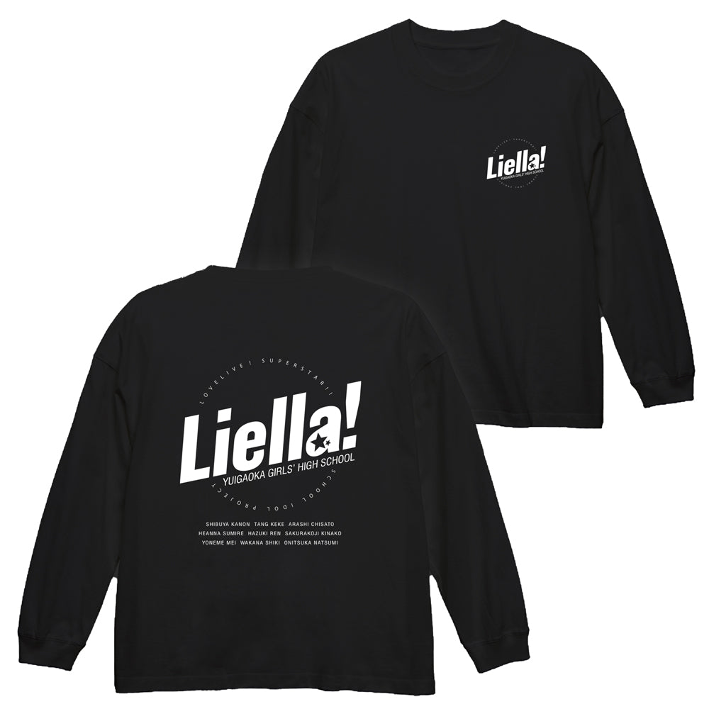 ラブライブ!スーパースター!! Liella! ビッグシルエット ロングスリーブTシャツ/BLACK-L - 公式商品画像 | AniSmile
