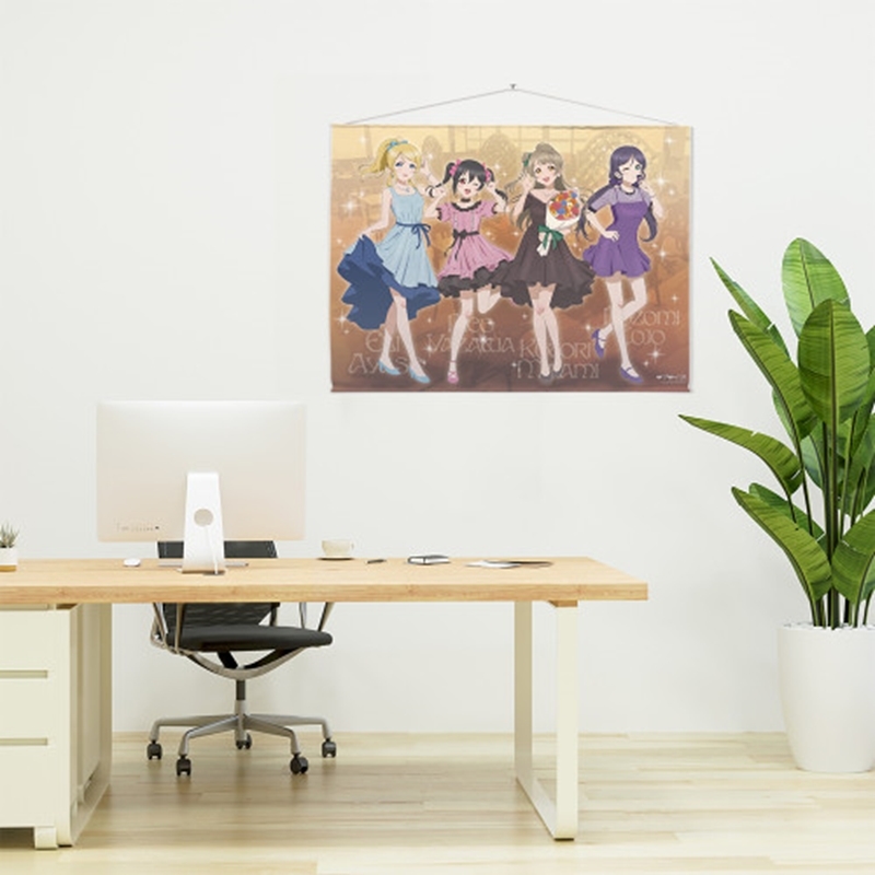 ラブライブ! 描き下ろし ことり&絵里&希&にこ 100cmタペストリー パーティードレス2025 画像 3 | AniSmile