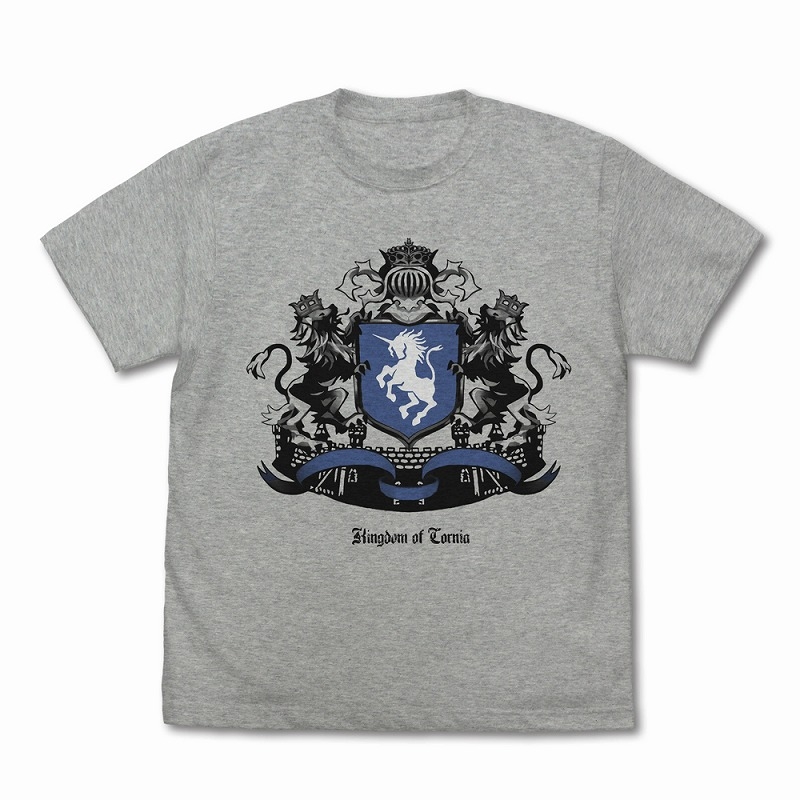 ユニコーンオーバーロード コルニア王国 Tシャツ/MIX GRAY-XL - 公式商品画像 | AniSmile