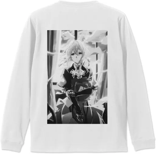 ヴァイオレット・エヴァーガーデン ロングスリーブTシャツ/WHITE-L - 公式商品画像 | AniSmile
