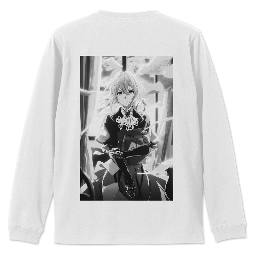 ヴァイオレット・エヴァーガーデン ロングスリーブTシャツ/WHITE-S - 公式商品画像 | AniSmile
