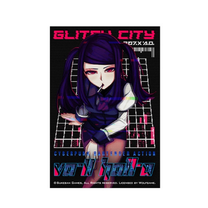 VA-11 Hall-A ジル 屋外対応ステッカー 画像 2 | AniSmile