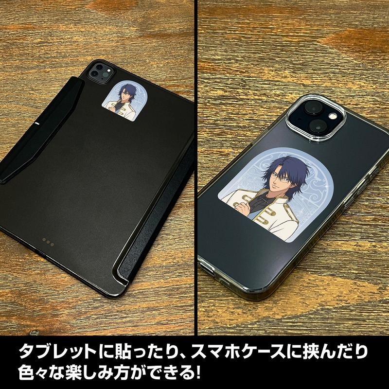 新テニスの王子様 描き下ろし 忍足侑士 ミニステッカーセット Image 3 | AniSmile
