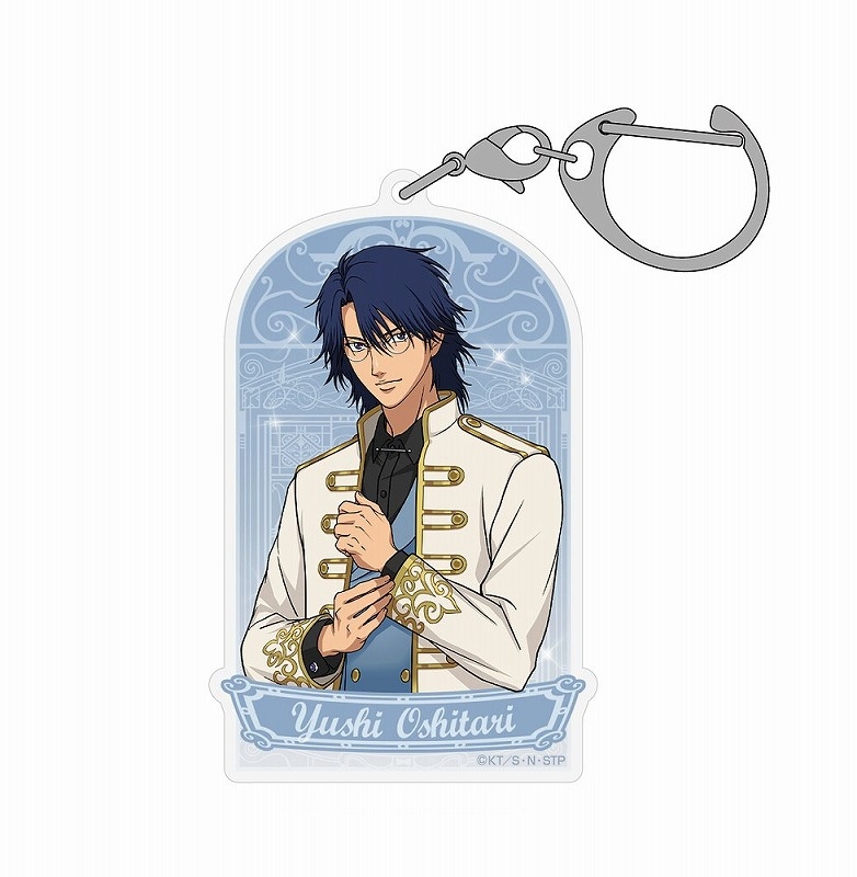 新テニスの王子様 描き下ろし 忍足侑士 アクリルマルチキーホルダー - official product image | AniSmile