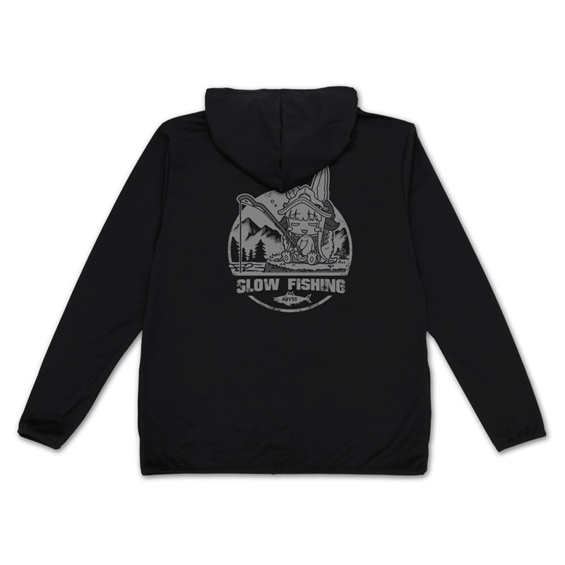 メイドインアビス 烈日の黄金郷 釣りするナナチ 薄手ドライパーカー/BLACK-XXL Image 2 | AniSmile