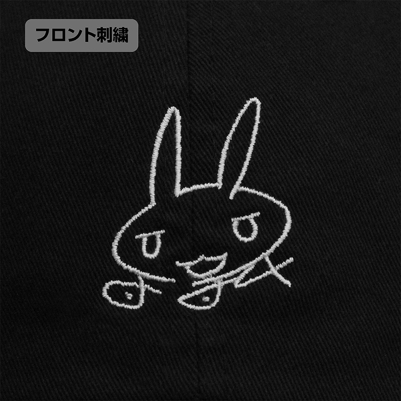メイドインアビス 烈日の黄金郷 ナナチのサイン 刺繍ローキャップ/BLACK Image 4 | AniSmile