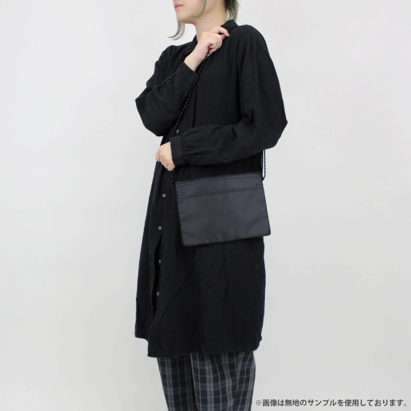 メイドインアビス 烈日の黄金郷 ナナチのサイン入り・探窟家用 テントクロスサコッシュ/BLACK 图片 3 | AniSmile