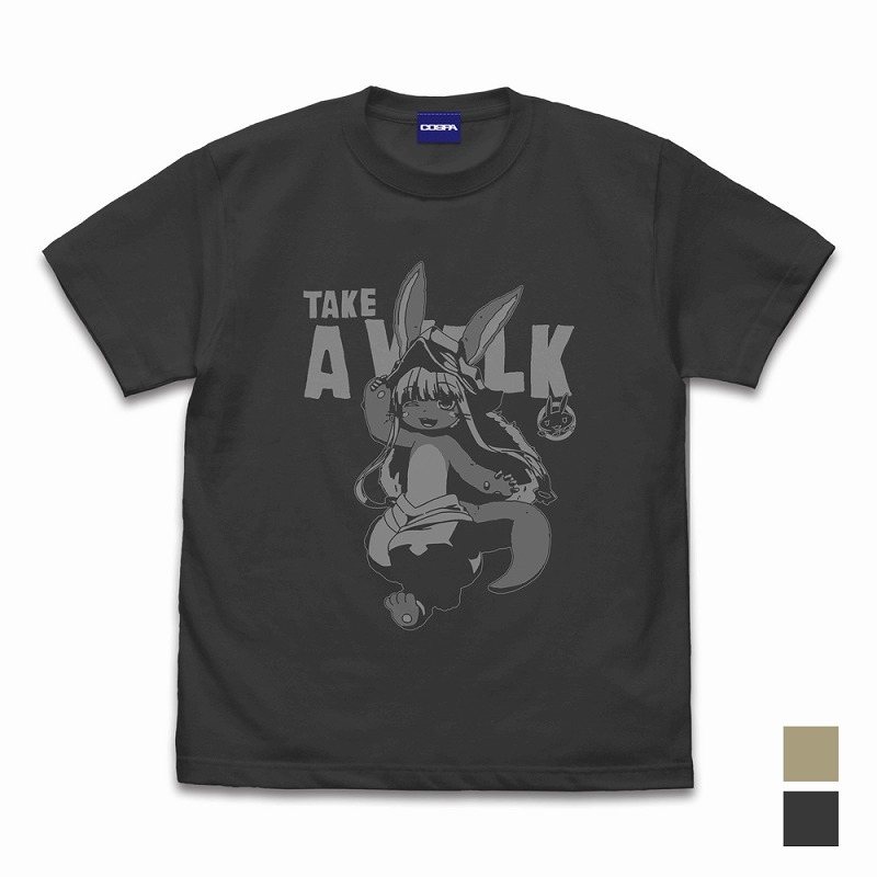 メイドインアビス 烈日の黄金郷 描き下ろし ナナチ ワクワク Tシャツ/SUMI-M - 官方商品图片 | AniSmile