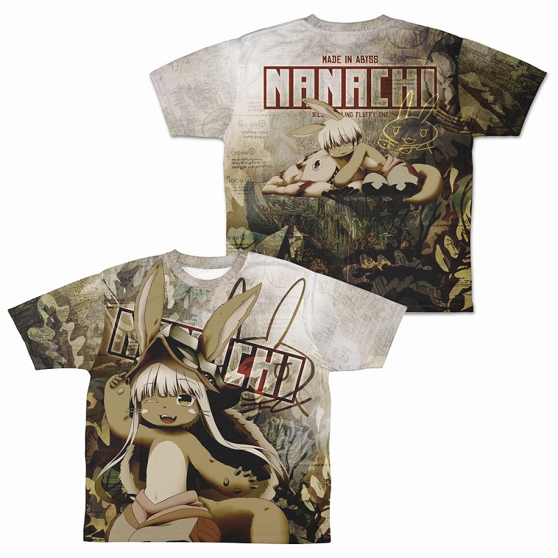 メイドインアビス 烈日の黄金郷 描き下ろし ナナチ 両面フルグラフィックTシャツ/M - 公式商品画像 | AniSmile