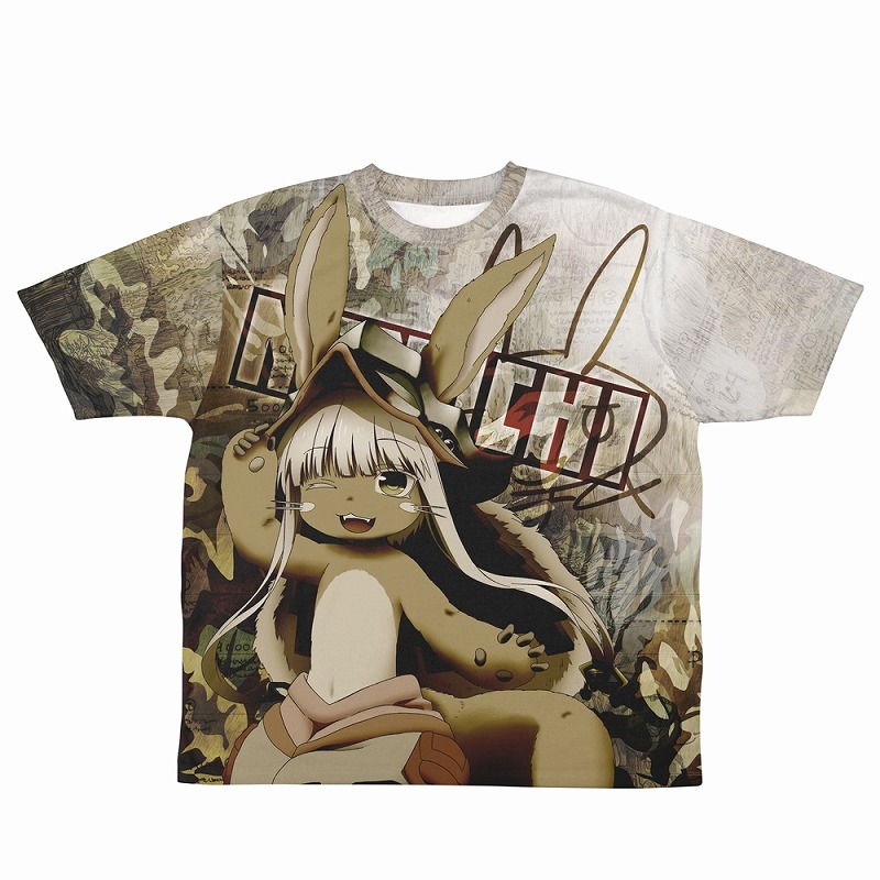 メイドインアビス 烈日の黄金郷 描き下ろし ナナチ 両面フルグラフィックTシャツ/M 画像 2 | AniSmile