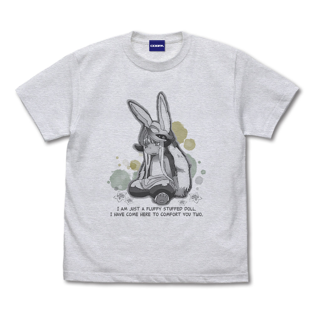 メイドインアビス 烈日の黄金郷 ふわふわのナナチ Tシャツ/ASH-S - 公式商品画像 | AniSmile