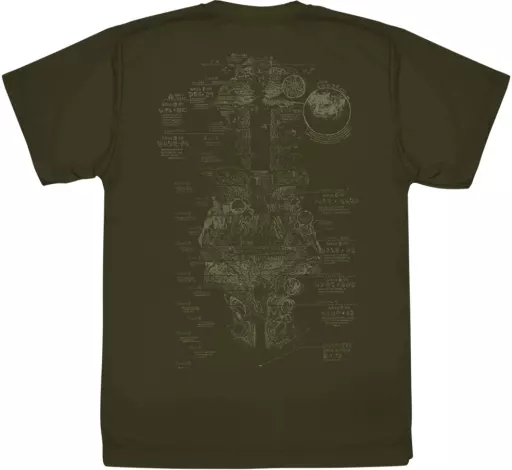 メイドインアビス 烈日の黄金郷 アビス地図 ドライTシャツ/OD-L - 公式商品画像 | AniSmile