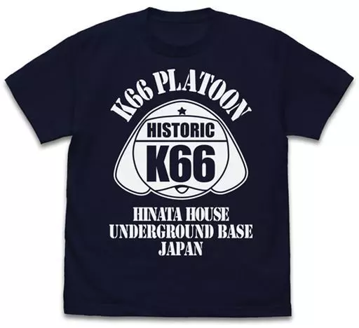 ケロロ軍曹 K66 アメカジデザイン Tシャツ/NAVY-L - 公式商品画像 | AniSmile