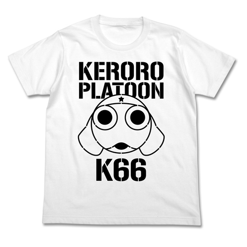ケロロ軍曹 K66 Tシャツ/WHITE-M - 公式商品画像 | AniSmile