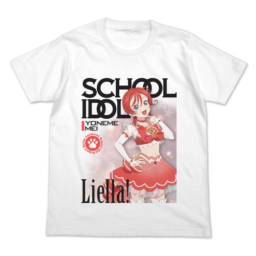 ラブライブ!スーパースター!! 米女メイ フルカラーTシャツ オフィシャルカードゲームVer./WHITE-XL - 公式商品画像 | AniSmile