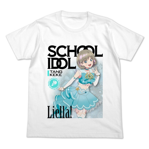 ラブライブ!スーパースター!! 唐 可可 フルカラーTシャツ オフィシャルカードゲームVer./WHITE-XL - 公式商品画像 | AniSmile
