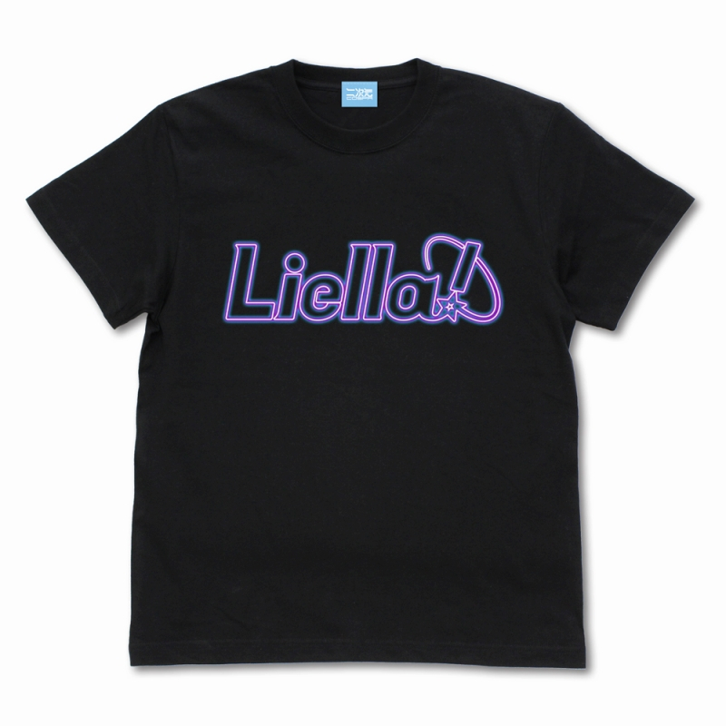 ラブライブ!スーパースター!! Liella! ネオンサインロゴ Tシャツ/BLACK-M 画像 2 | AniSmile