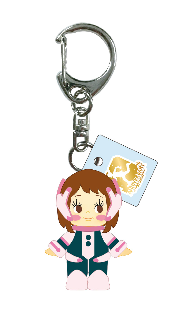 僕のヒーローアカデミア 10周年記念 コスチュームキューピーキーホルダー 麗日お茶子 - 公式商品画像 | AniSmile