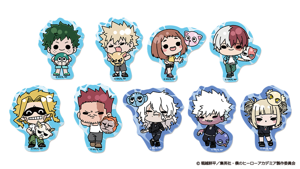 僕のヒーローアカデミア アニマルビーチボールmochocho トレーディングステッカー【全9種】 - 公式商品画像 | AniSmile