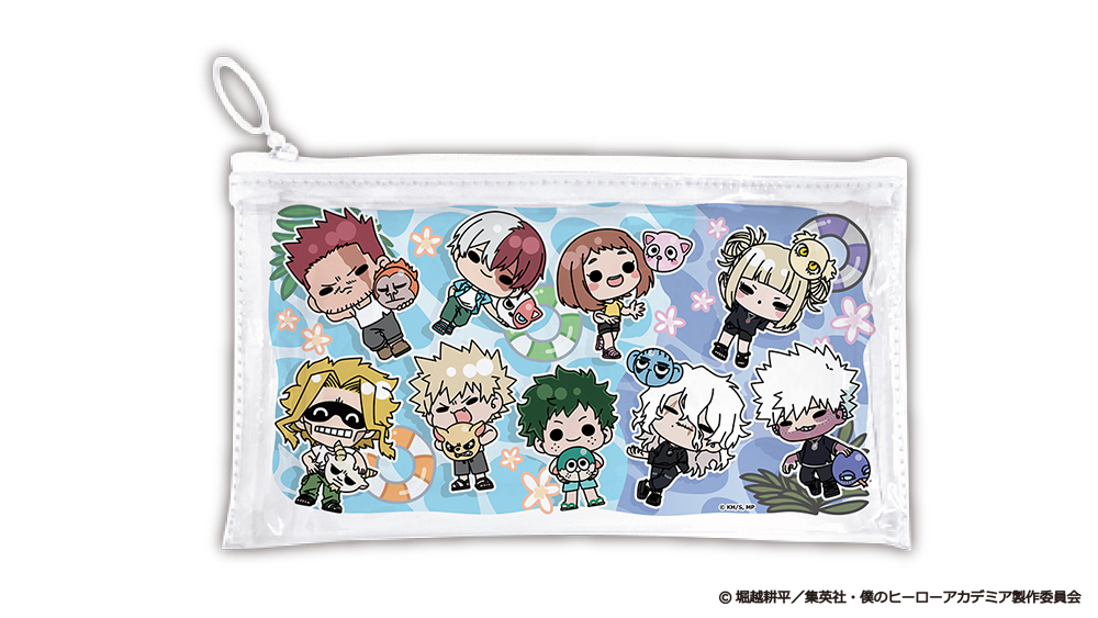 僕のヒーローアカデミア アニマルビーチボールmochocho クリアポーチ - 公式商品画像 | AniSmile