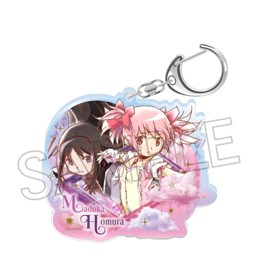 ヴィンテージシリーズ アクリルキーホルダー Vol.2 まどか&ほむら - AniSmile