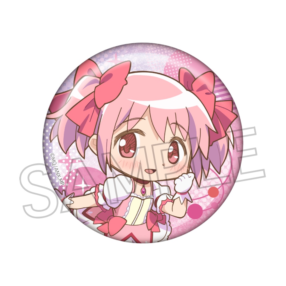 魔法少女 まどか☆マギカ デフォルメ グリッター缶バッジ 単品 - 公式商品画像 | AniSmile