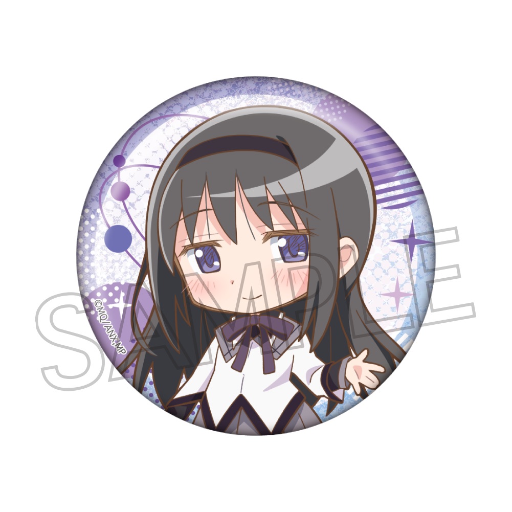魔法少女 まどか☆マギカ デフォルメ グリッター缶バッジ 単品 画像 2 | AniSmile