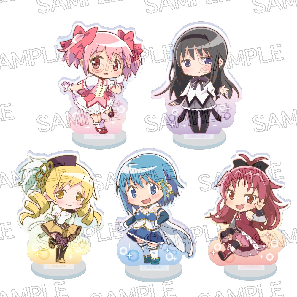 魔法少女 まどか☆マギカ デフォルメ アクリルスタンド BOX(5個入) - 公式商品画像 | AniSmile