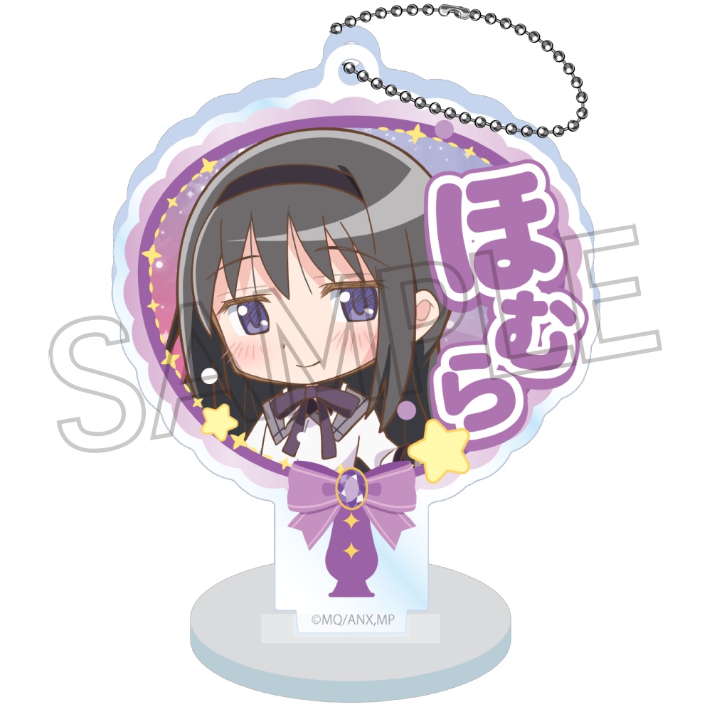 魔法少女 まどか☆マギカ デコうちわアクリルキーチェーン 単品 图片 2 | AniSmile