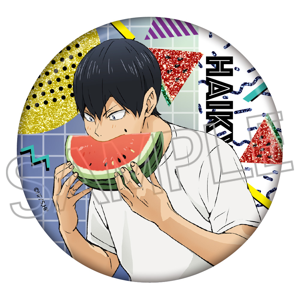 ハイキュー!! シャインシリーズ キラキラ缶バッジVol.2 影山飛雄 - 公式商品画像 | AniSmile