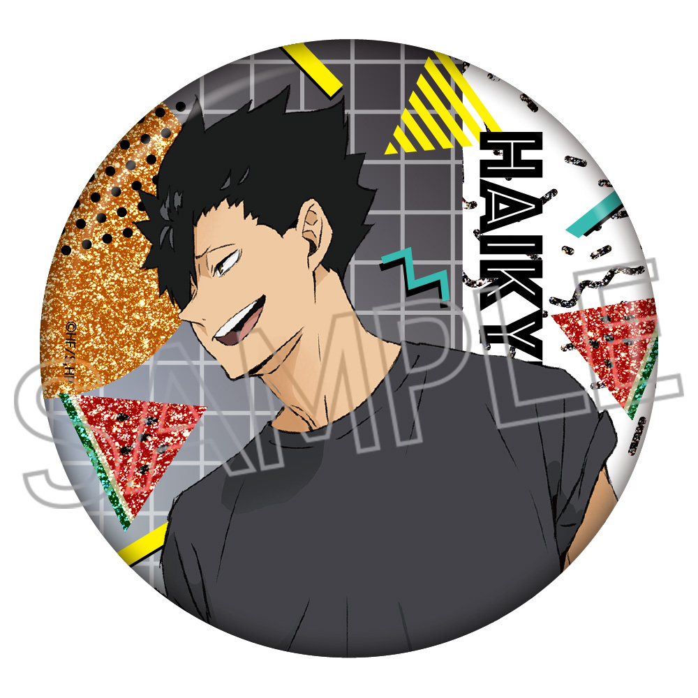 ハイキュー!! シャインシリーズ キラキラ缶バッジVol.2 黒尾鉄朗 - 公式商品画像 | AniSmile