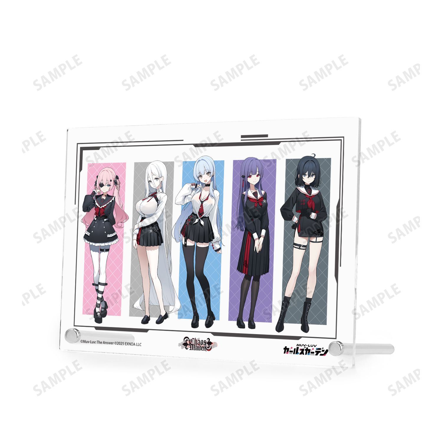 マブラヴ ガールズガーデン カオスメイデン A5アクリルパネル 画像 4 | AniSmile