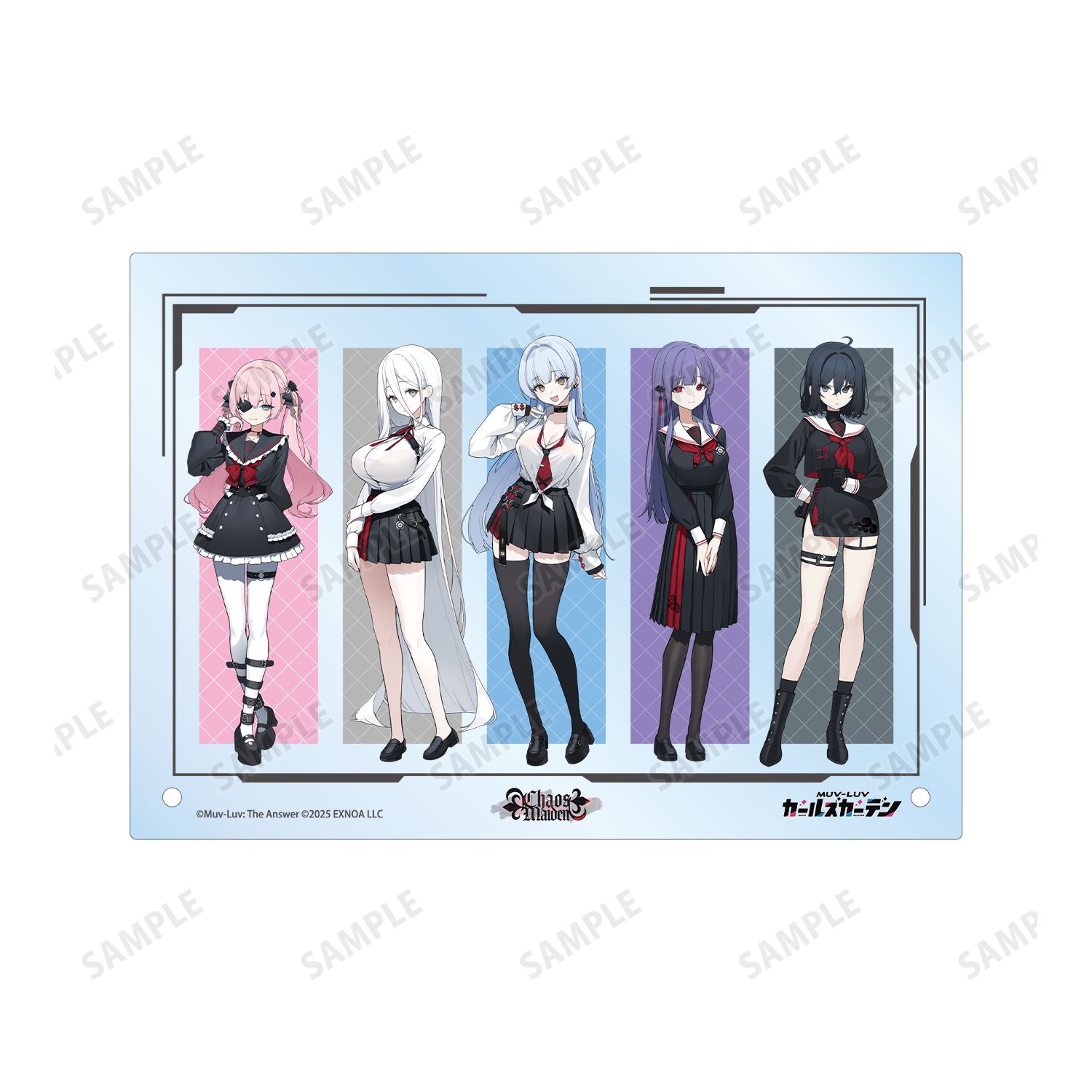 マブラヴ ガールズガーデン カオスメイデン A5アクリルパネル 画像 5 | AniSmile