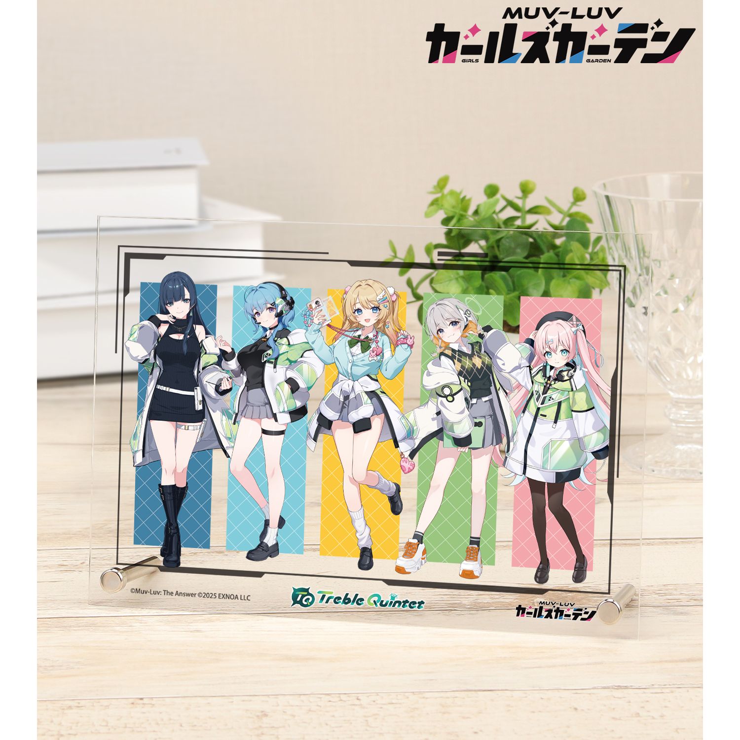 マブラヴ ガールズガーデン トレブルクインテット A5アクリルパネル 画像 2 | AniSmile
