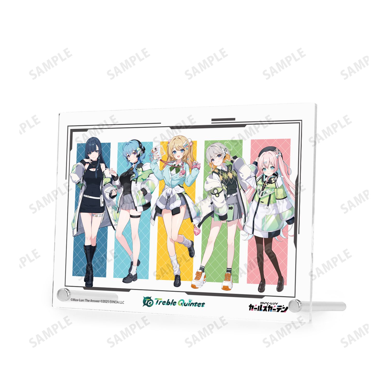 マブラヴ ガールズガーデン トレブルクインテット A5アクリルパネル 画像 3 | AniSmile