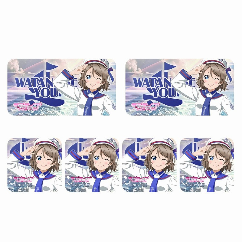 ラブライブ!サンシャイン!! 描き下ろし 渡辺 曜 ミニステッカーセット ソロコンサートver. 画像 2 | AniSmile
