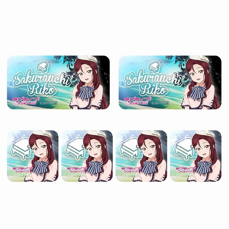 ラブライブ!サンシャイン!! 描き下ろし 桜内梨子 ミニステッカーセット ソロコンサートver. 画像 2 | AniSmile