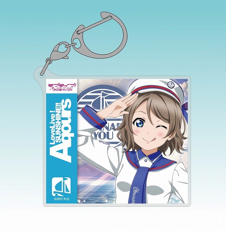 ラブライブ!サンシャイン!! 描き下ろし 渡辺 曜 アクリルマルチキーホルダー ソロコンサートver. 画像 2 | AniSmile