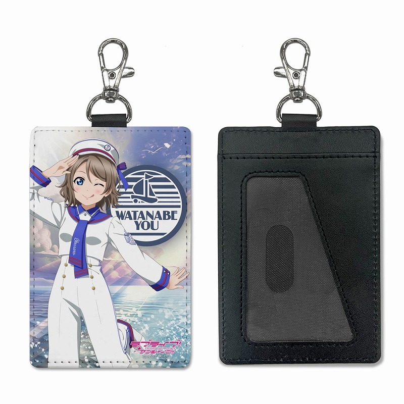 ラブライブ!サンシャイン!! 描き下ろし 渡辺 曜 パスケース(ナスカン付き)ソロコンサートver. - 公式商品画像 | AniSmile