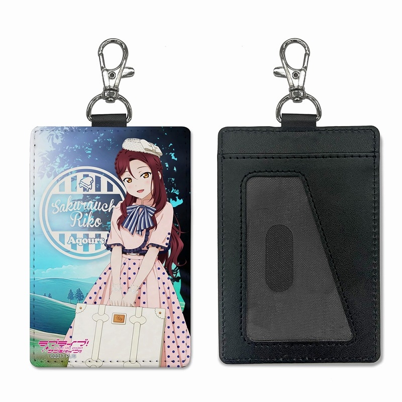 ラブライブ!サンシャイン!! 描き下ろし 桜内梨子 パスケース(ナスカン付き)ソロコンサートver. - 公式商品画像 | AniSmile