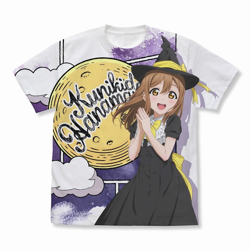 ラブライブ!サンシャイン!! 描き下ろし 国木田花丸 フルグラフィックTシャツ ソロコンサートver./WHITE-S - 公式商品画像 | AniSmile