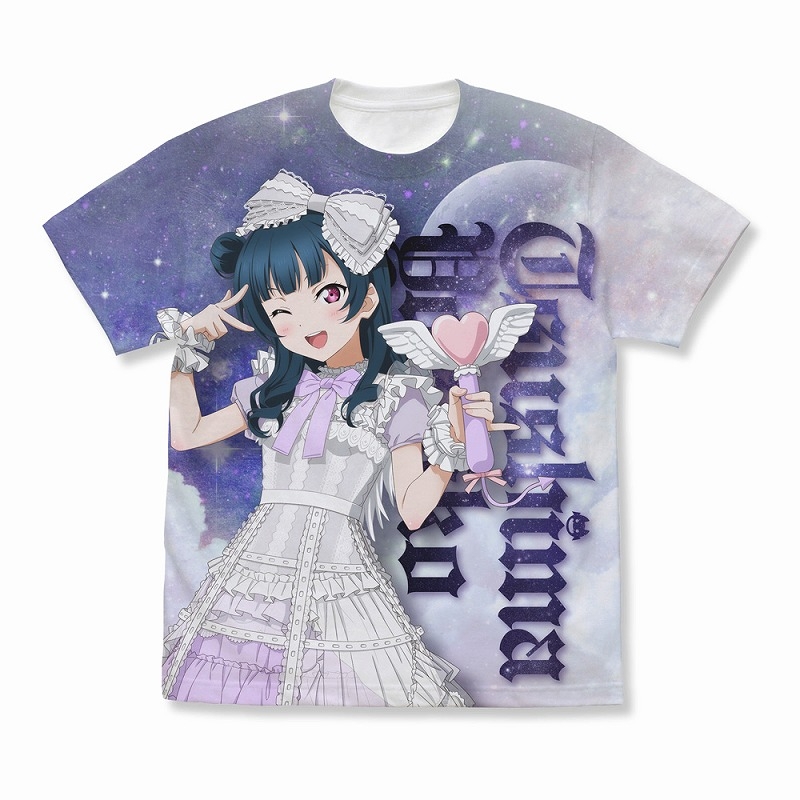 ラブライブ!サンシャイン!! 描き下ろし 津島善子 フルグラフィックTシャツ ソロコンサートver./WHITE-XL - 公式商品画像 | AniSmile